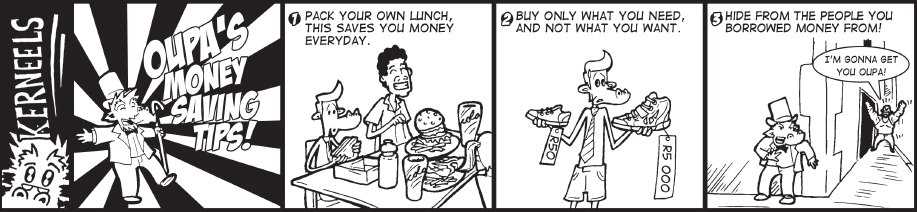 Kerneels - Oupa's money Saving Tips